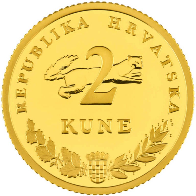 Zlatnik 2 kune Tunj