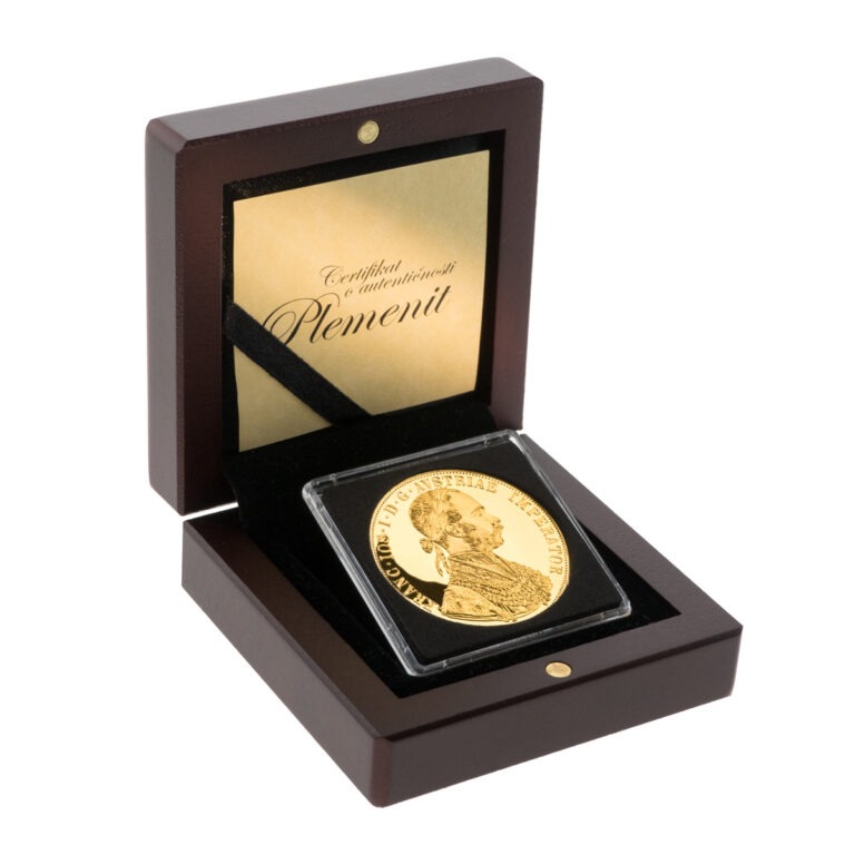 Veliki zlatni dukat (Četvorostruki) Franc Ios, Franjo Josip, prednja strana