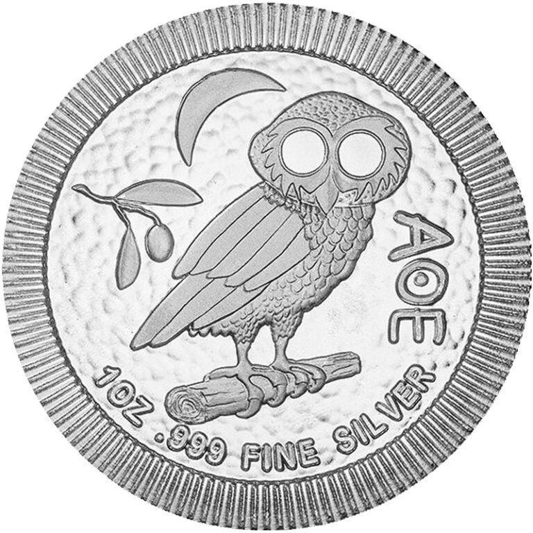 Srebrnjak "Sova" 1 unca 2021, prednja strana