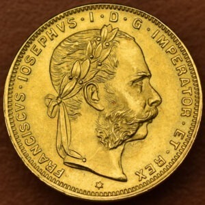 Povijesni austrougarski zlatnik 8 florina 20 franaka
