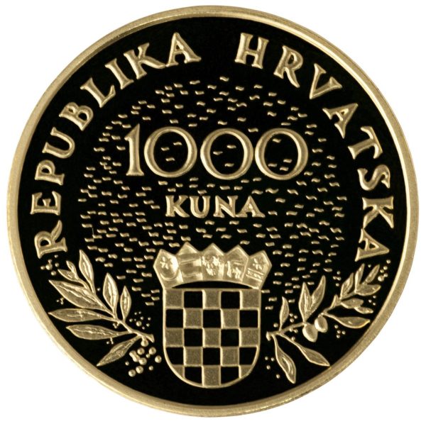 Zlatnik 1000 kuna Dan državnosti 1995