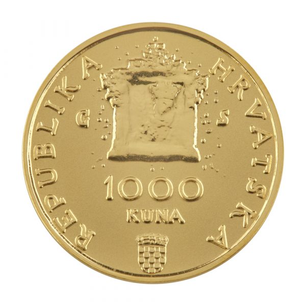 Zlatnik Sinjska alka 1000 kuna