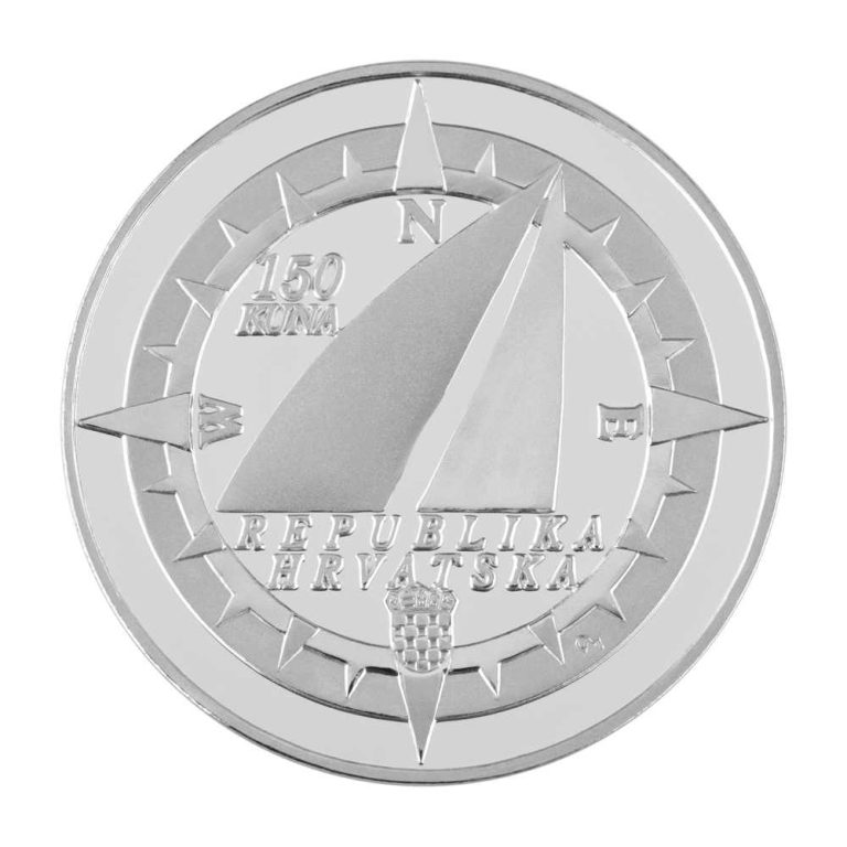 Srebrnjak 150 kuna Dubrovačka karaka, prednja strana