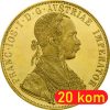 20 komada zlatni dukat franc ios veliki četvorostruki uz popust za 20 kom