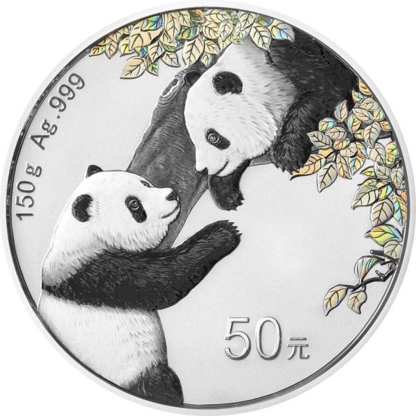 Kolorirani srebrnjak Panda, 150 grama (4.82 unci), 2023