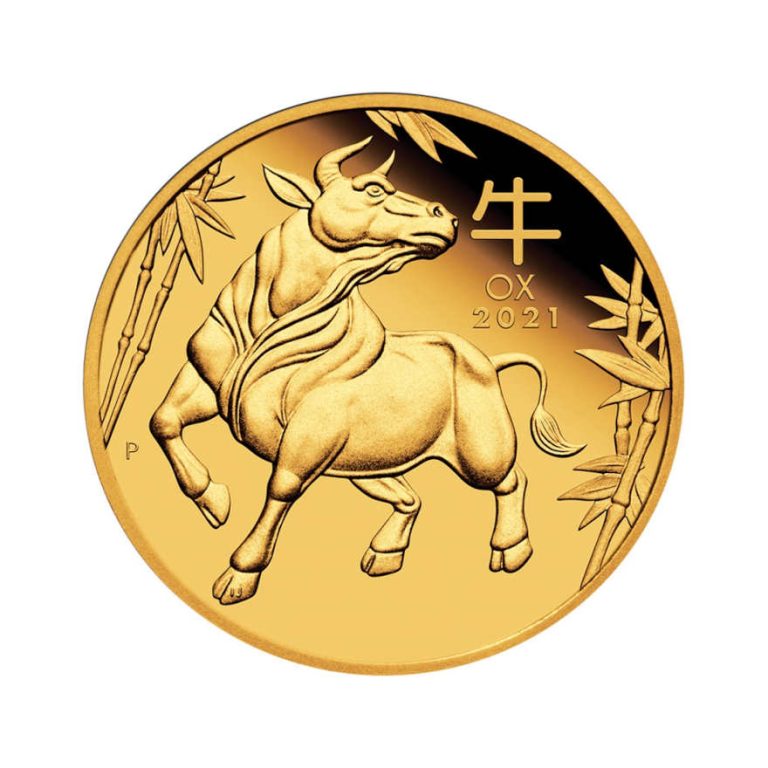 Zlatnik Kineska lunarna godina Bik, 2023, Australija, četvrtina unce, 1/4oz