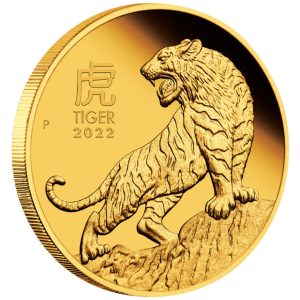Zlatnik Kineski lunarni kalendar, Tigar, Australija, 2022, 1 unca