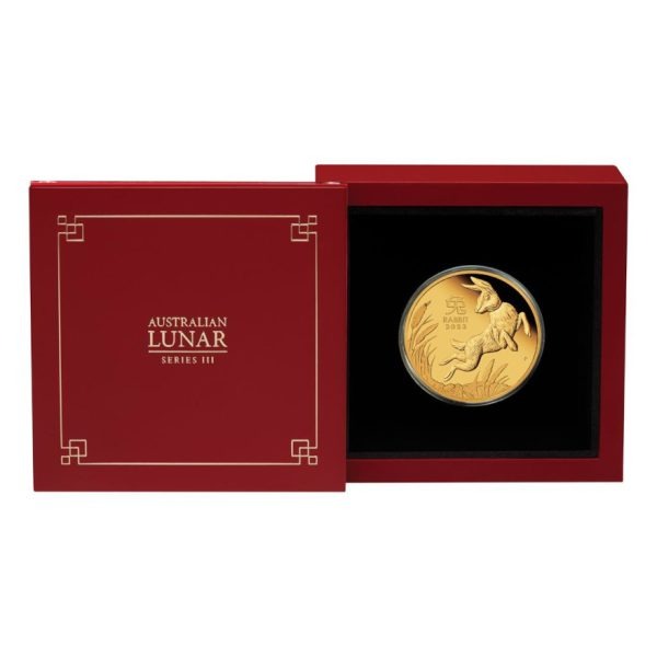 Zlatnik Zec Kineska Lunarna godina, Australija, 1 unca, godina 2023 u originalnoj ukrasnoj poklon kutiji