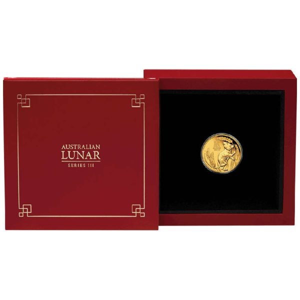 Zlatnik Kineska lunarna godina - Miš, 2020, Australija, 1 unca (31.103 grama) u ukrasnoj poklon kutiji
