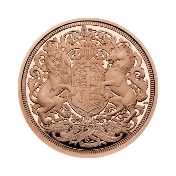 Zlatnik Half Sovereign Charles III, Velika Britanija, komemorativni komplet tri zlatnika