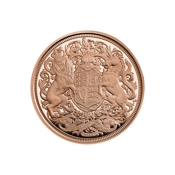 Zlatnik Quarter Sovereign Charles III, Velika Britanija, komemorativni komplet tri zlatnika