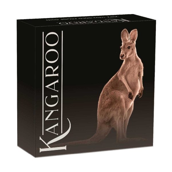 Kutija za zlatnik Klokan Kangaroo, 1/4 oz, 7.77 grama, Australija, 2022