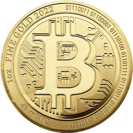 Zlatnik Bitcoin, 1 unca, 31.103 grama, 2022, Niue
