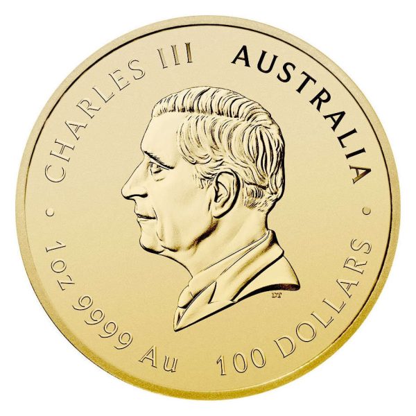 Investicijski zlatnik 100 aud Kineska lunarna godina Zmija 1oz standard, Australija 2025, stražnja strana