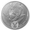 Srebrnjak Big Five 1 Nosorog, 1oz, Južna Afrika, 2020, prednja strana, Gospodari životinjskog svijeta
