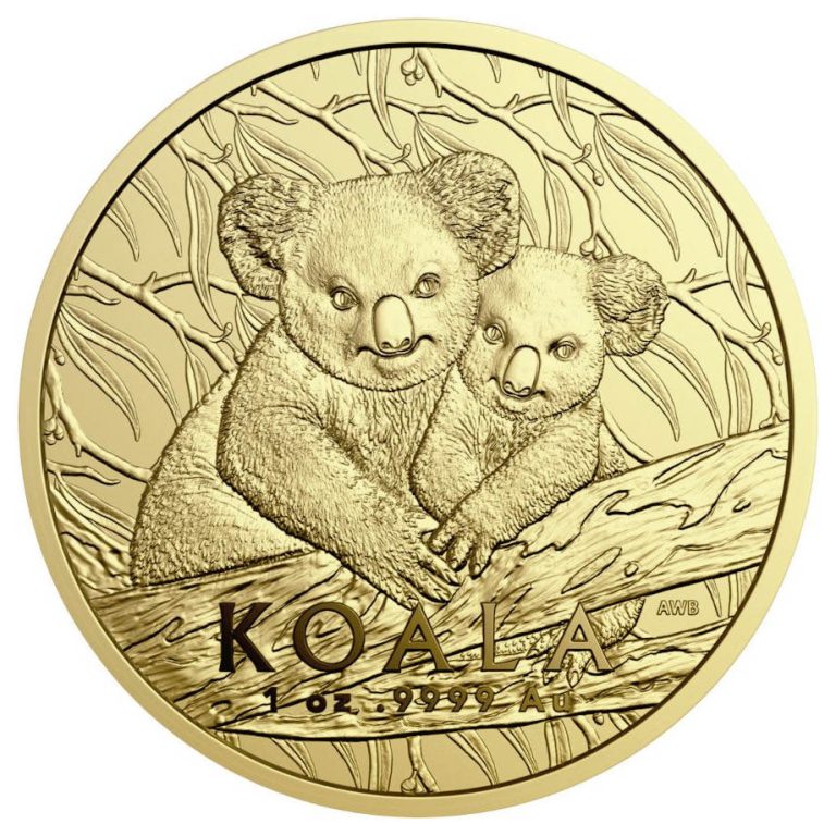 Investicijski zlatnik Koala, The Royal Australian Mint, 1 unca, Australija, 2025, prednja strana