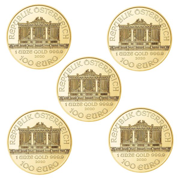 Zlatnik Wiener Philharmoniker 1oz, kupnja 30 komada, količinski popustg