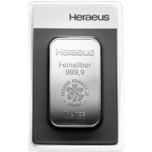 Srebrna poluga 1 oz Heraeus