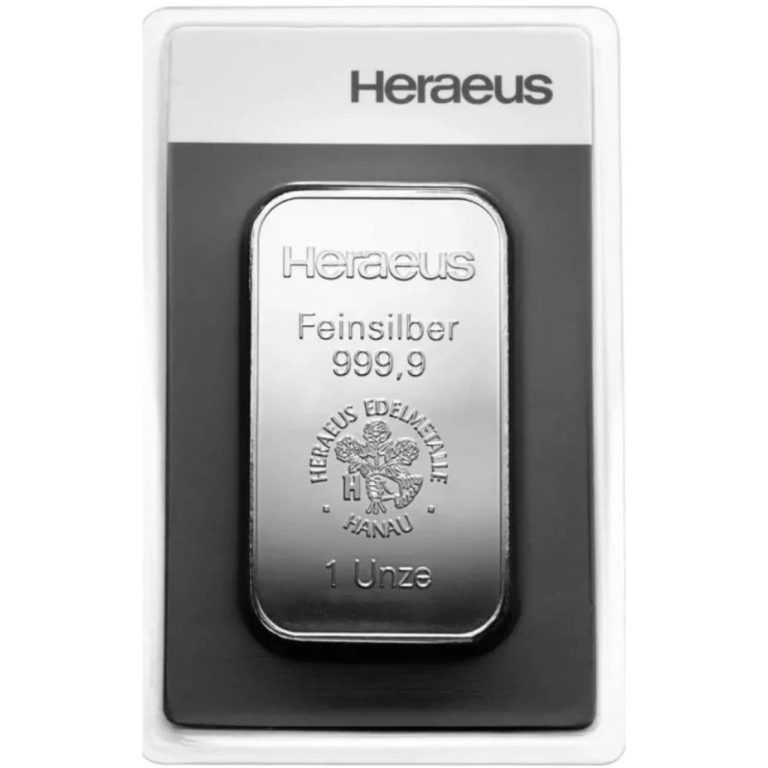 Srebrna poluga 1 oz Heraeus