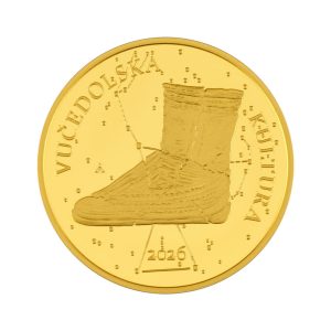 Zlatnik 25 eur Vučedolska kultura 1/4 oz, Hrvatska, 2026, prednja strana