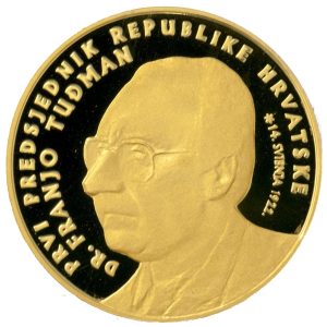 Zlatnik 1000 kuna Dr. Franjo Tuđman, prvi hrvatski predsjednik, Hrvatska, 1997
