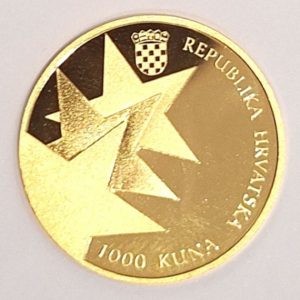 Zlatnik 1000 kuna, Hrvatska u Europskoj Uniji, 1. srpnja 2013.
